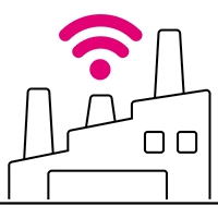 Círculo con un edificio dentro