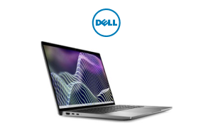 Una laptop Dell Latitude 7440 y el logotipo de Dell.