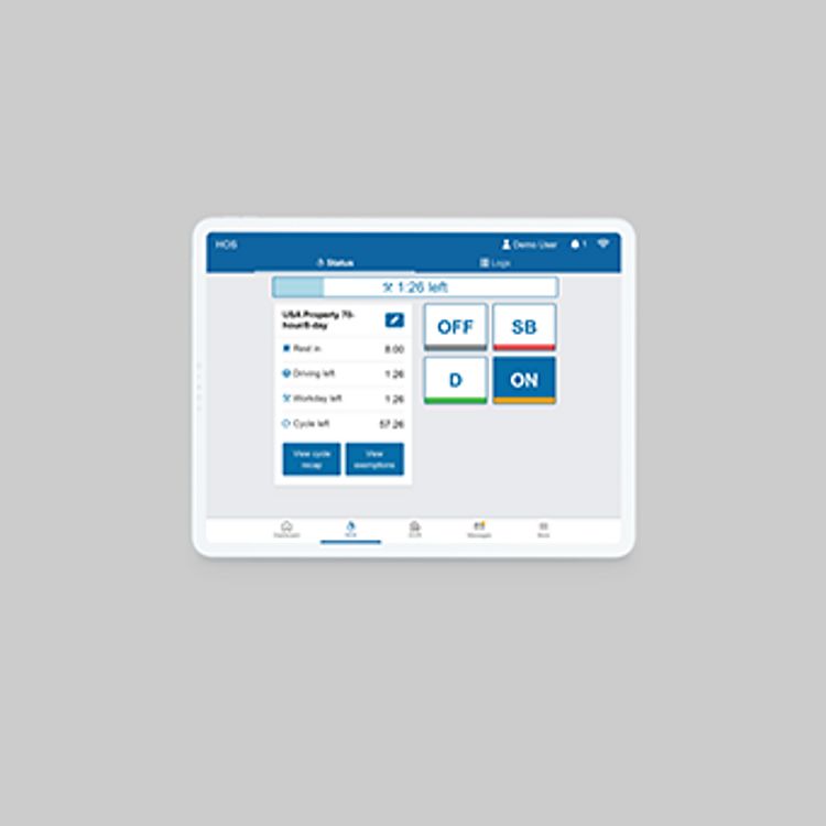 Tablet con estadísticas