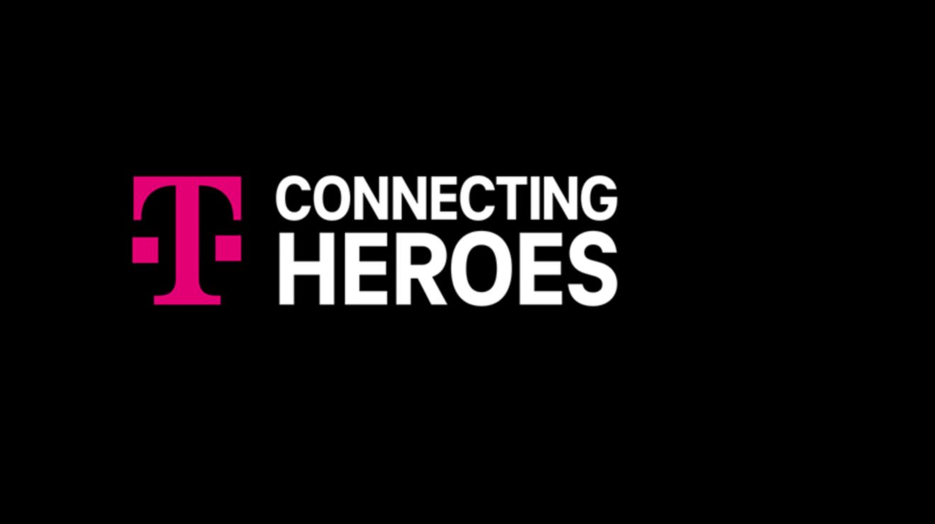 Logo de Connecting Heroes de T-Mobile