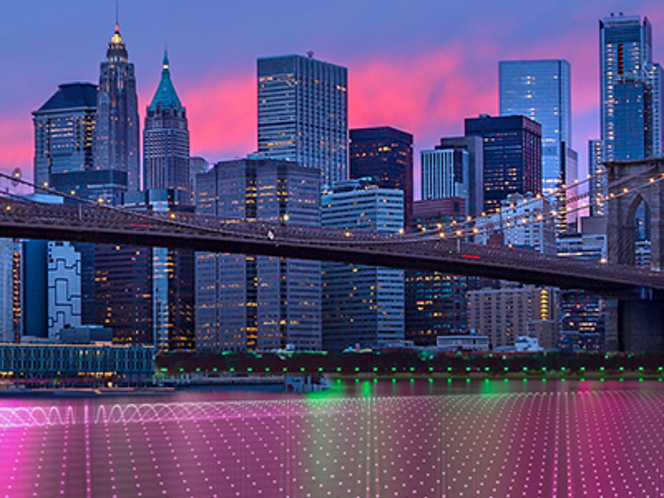 Una ciudad inteligente.