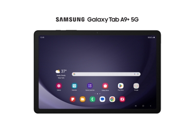 Vista frontal de una Samsung Galaxy Tab A9+ 5G.