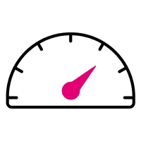 ícono de velocidad