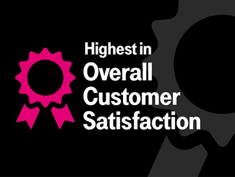 Primeros en satisfacción general del cliente