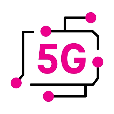 Un ícono que representa una red 5G.