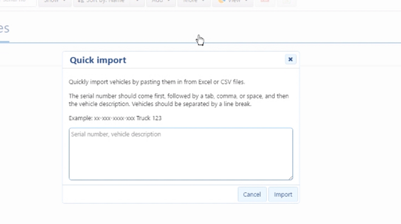 Cómo agregar un vehículo