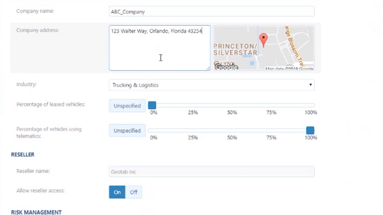 Aplicar configuraciones del sistema ELD y del vehículo