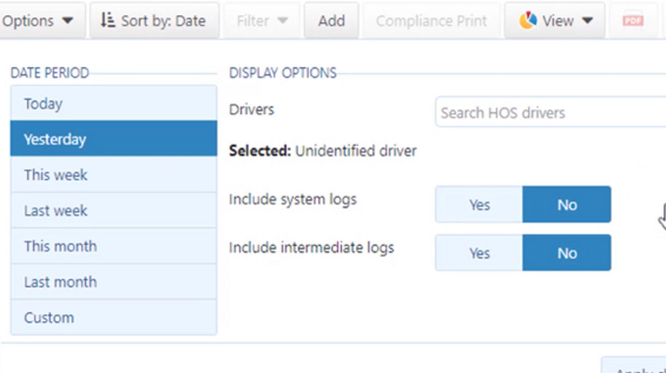 Administra registros para conductores no identificados