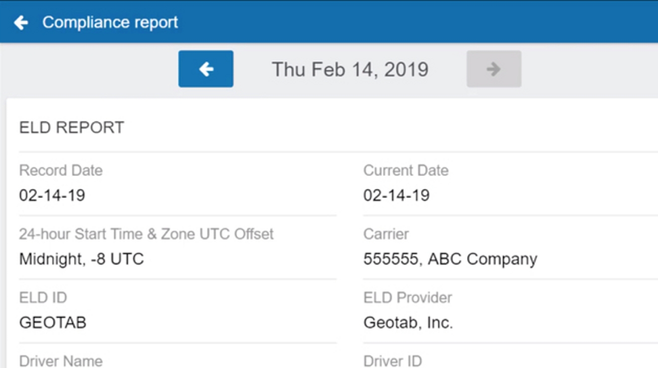 Inicia el reproductor de video: Generar informes de cumplimiento y transferir registros