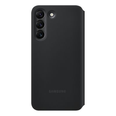 Funda Samsung Clear View Cover para Samsung Galaxy S22 - Negro