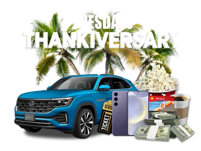 Martes de Thankiversary con premios como un auto, teléfono, dinero y mucho más.