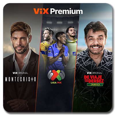 Presenta una composición de programas, películas y eventos deportivos de ViX.