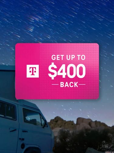 Imagen promocional para obtener hasta 400 dólares de reembolso al cambiarte de proveedor con tu propio dispositivo.