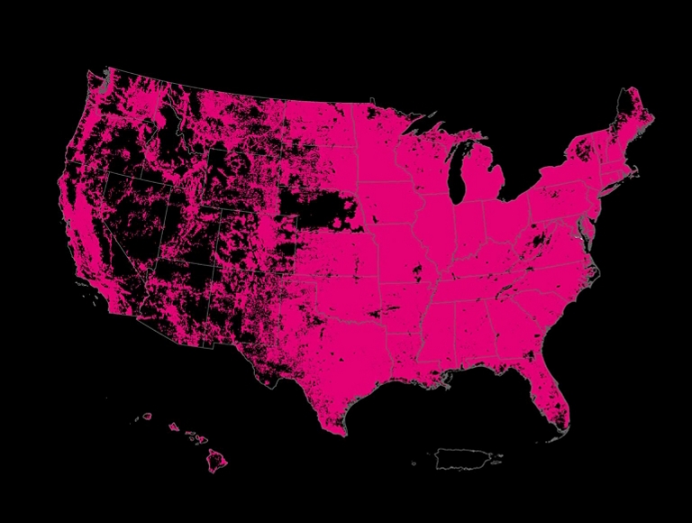 Mapa de la cobertura de banda ancha fija 0/0