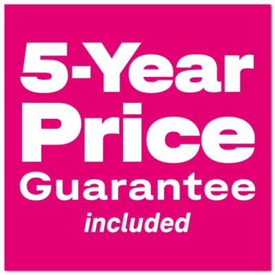 Precio garantizado por 5 años incluido.