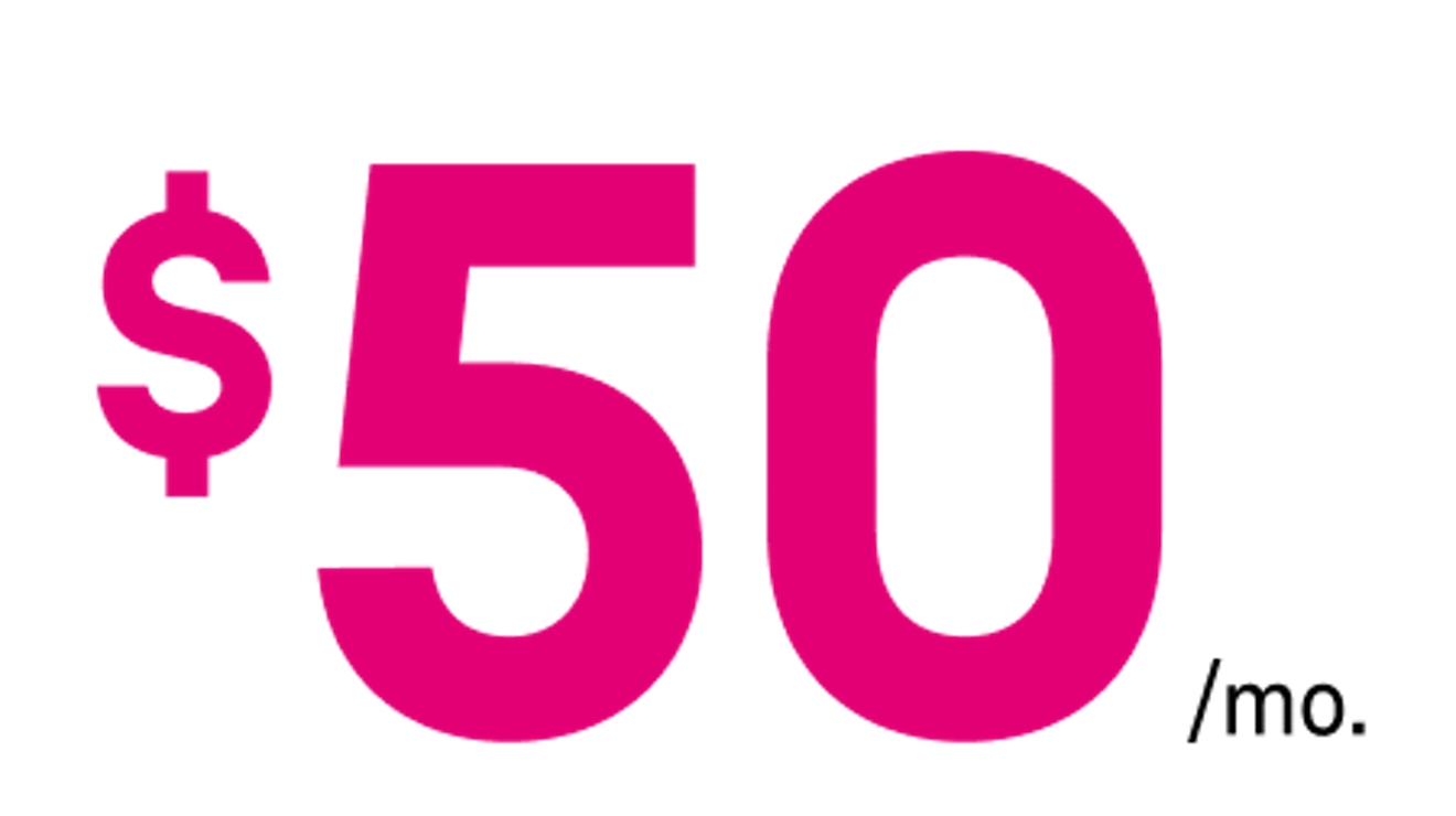 $50 al mes.
