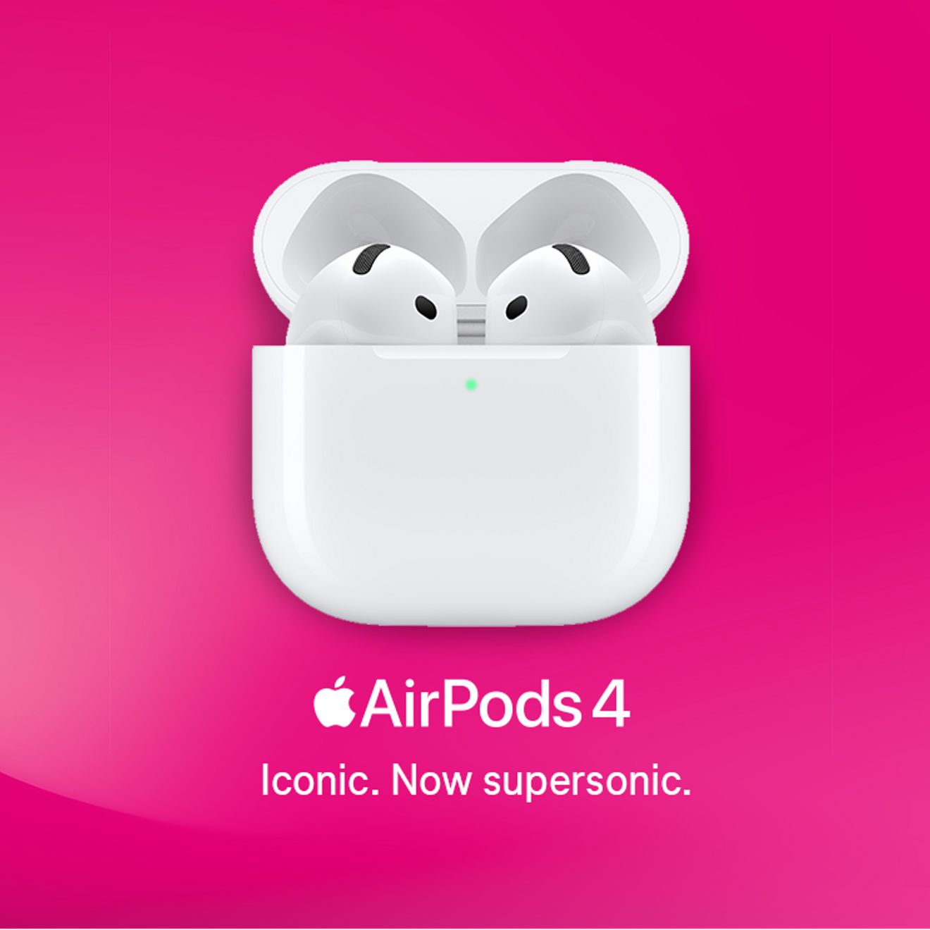 Apple AirPods 4. Icónicos. Ahora épicos.