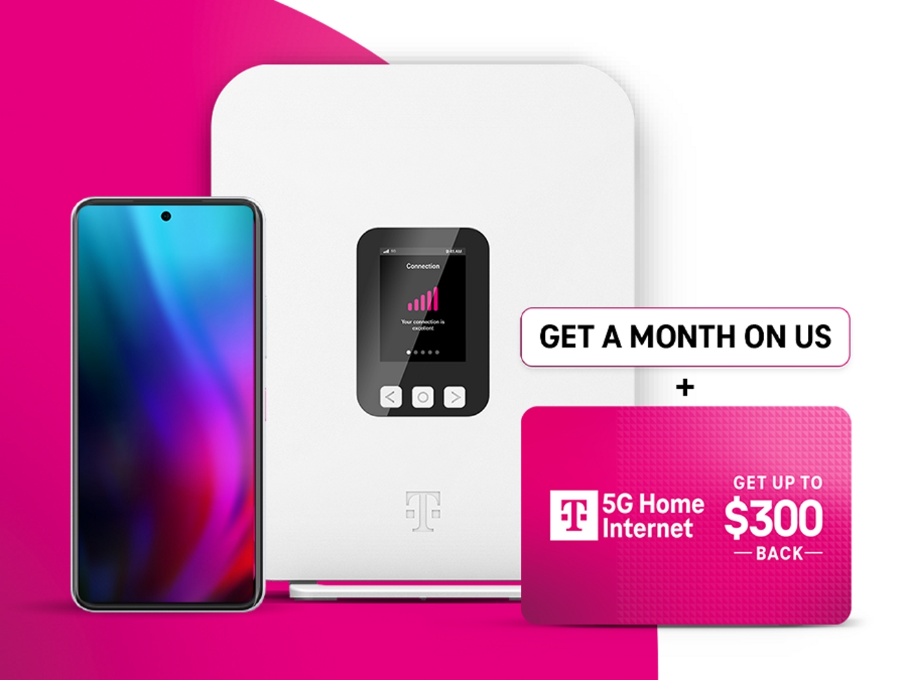 Promoción de Internet 5G residencial de T-Mobile: obtén un mes gratis más un reembolso de hasta $300.