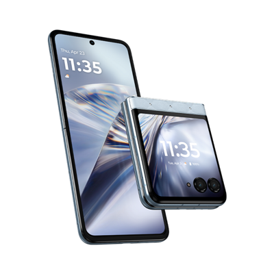 motorola razr - Swarovski® edition plegado y desplegado.