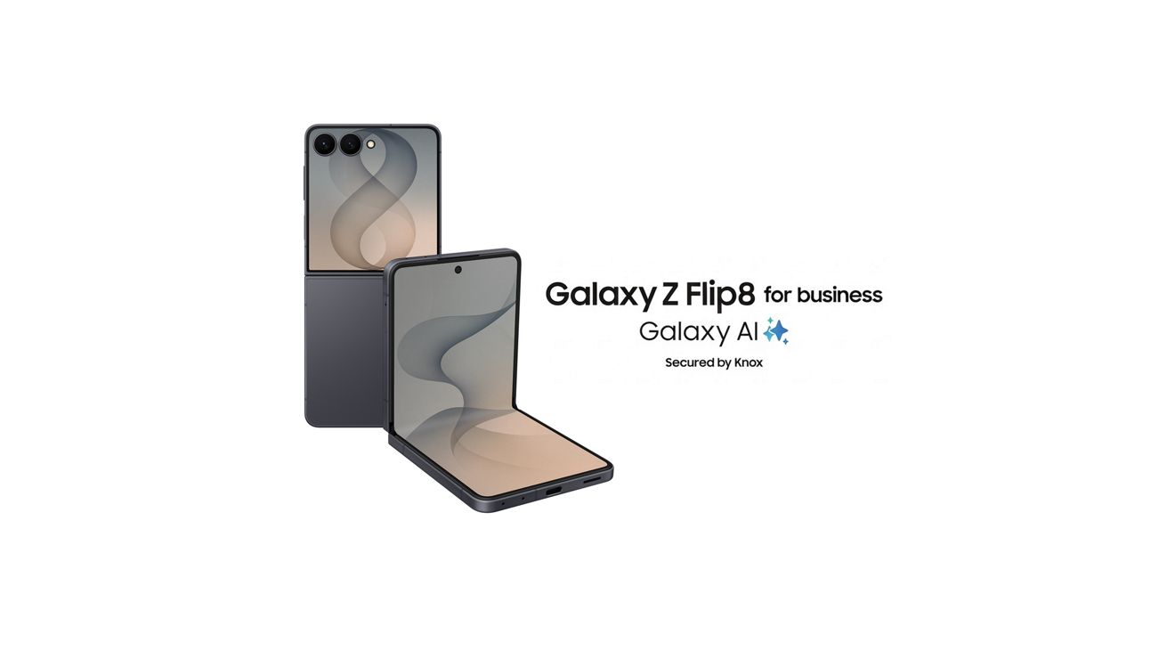 Dos dispositivos Galaxy Z Fold8 con Galaxy AI, protegidos por Knox, uno plegado por la mitad, uno totalmente abierto.