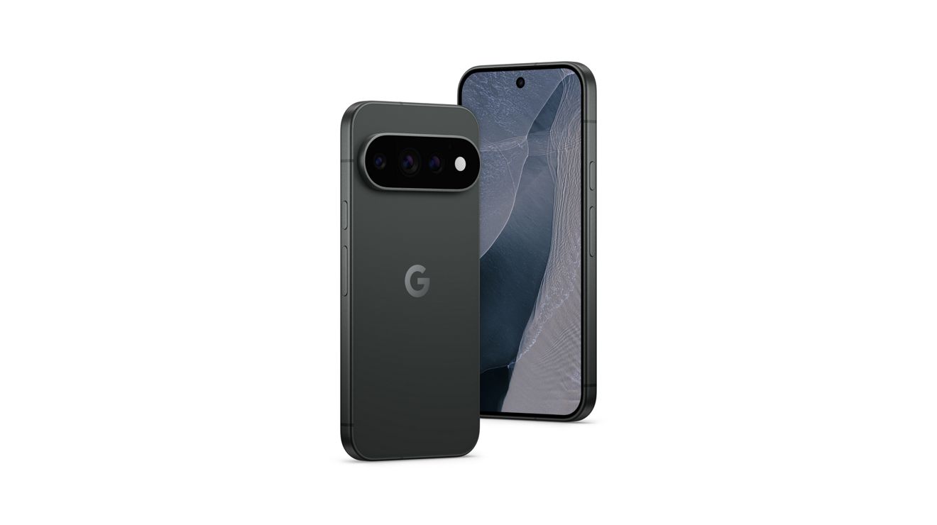 Dos dispositivos Google Pixel 11 Pro, mostrados de frente y de atrás.