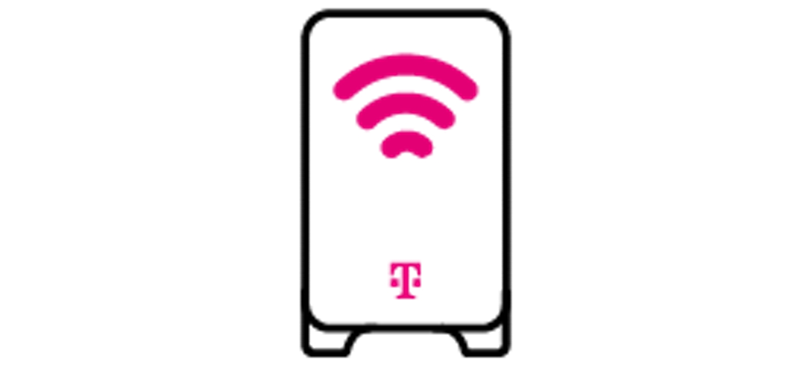 Ícono de un enrutador de Internet residencial de T-Mobile.