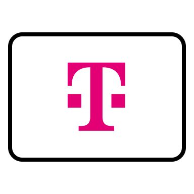 T-Mobile en una pantalla digital.