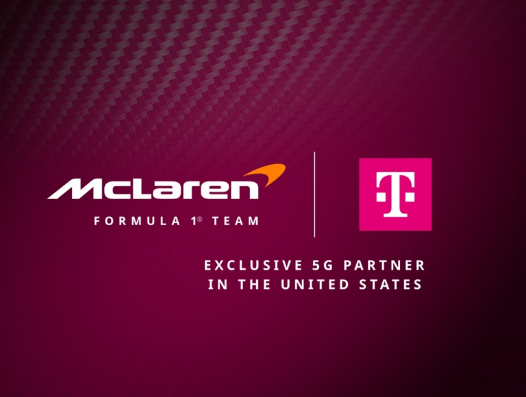 El equipo McLaren Formula 1 con T-Mobile, socio exclusivo 5G en los Estados Unidos.