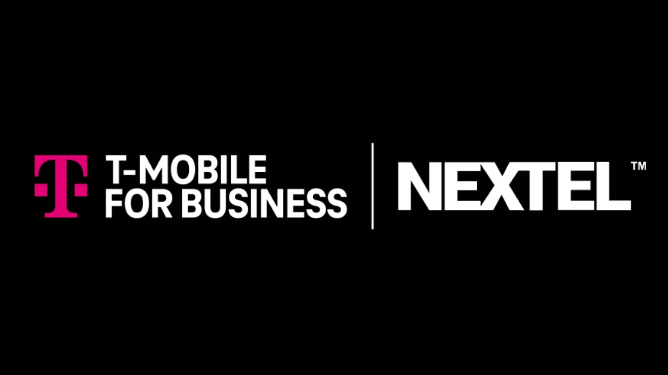 Los logotipos de T-Mobile Para Empresas y Nextel.